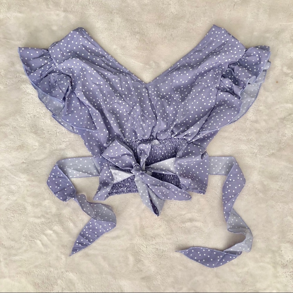 NWOT SHEIN Purple Butterfly Top